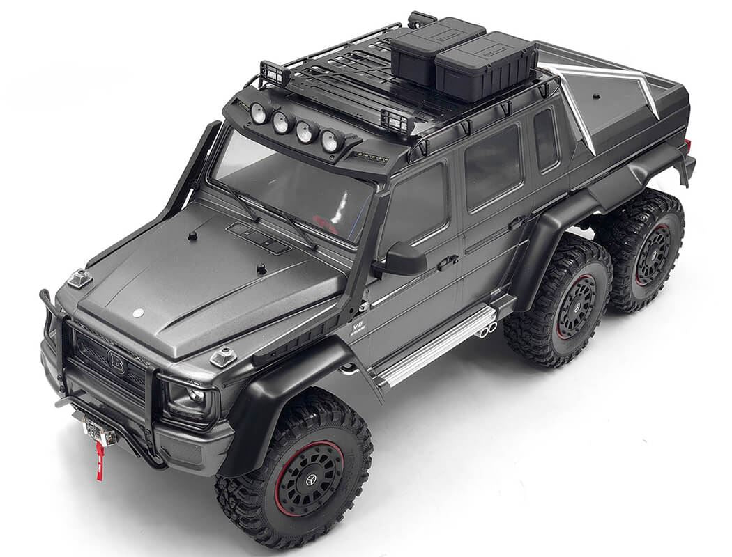 RC4WD ADVENTURE STEEL ROOF RACK W/ LIGHTS FOR MERCEDES-BENZ G 63 AMG 6X6