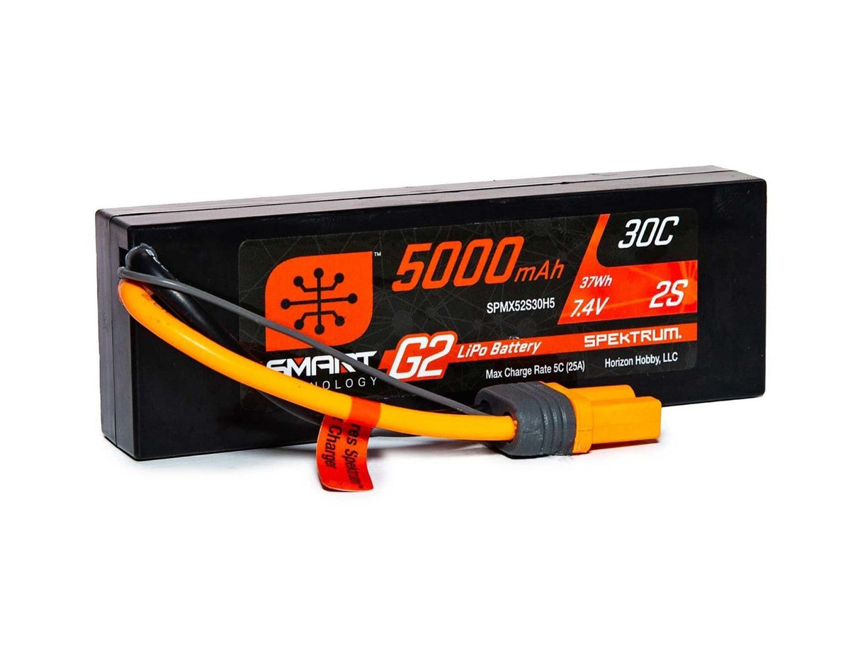 Spektrum 5000mAh 2S 7.4V SMART G2 30C IC5 -