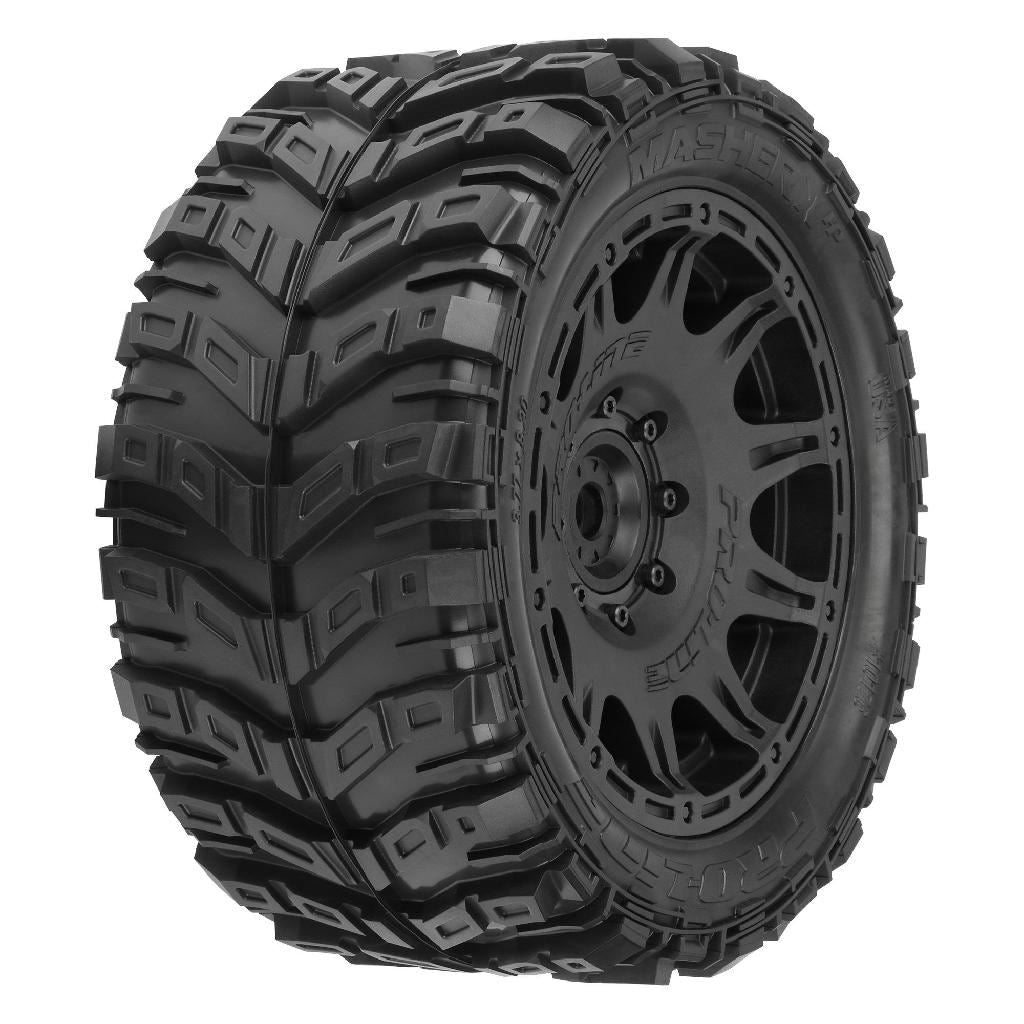 Proline 1/6 Masher X Hp Belted Front/Rear 5.7In Tires Mounted On Raid