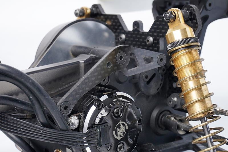 Koswork 2.0Mm Carbon Side Plate For Kyosho Optima Mid