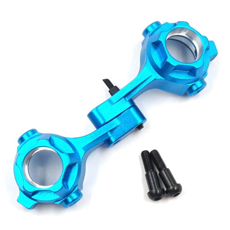 Yeah Racing Aluminum Steering Knuckle for Tamiya CC02 Blue