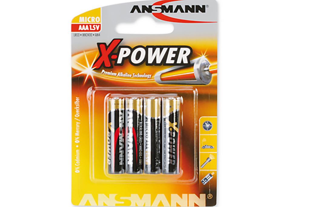 Tamiya Aaa 1.5V 1000Mah Alkaline Batteries