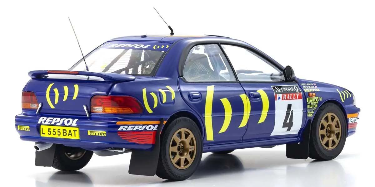 Kyosho 1:18 Subaru Impreza Colin McRae Winner Rac 1994 Nr.4