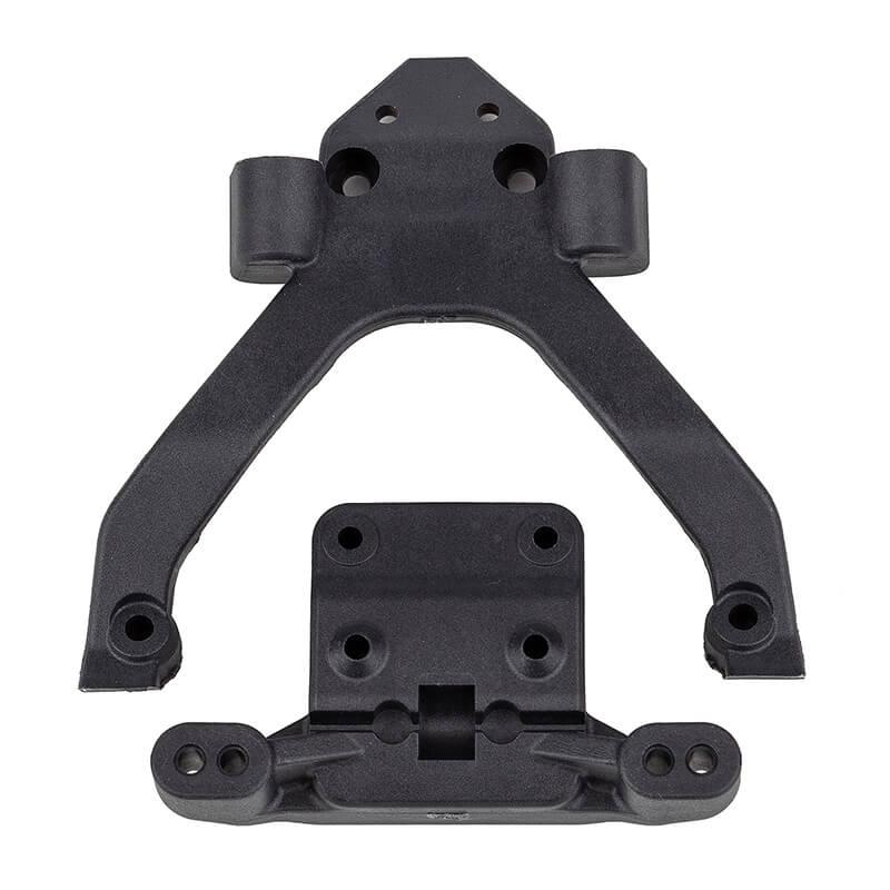 TEAM ASSOCIATED RC10B6.4/T6.4 FR TOP PLATE & MOUNT ANGLED CA