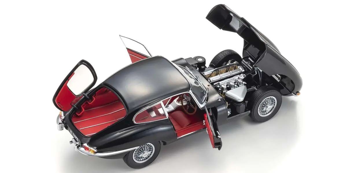 Kyosho 1:18 Jaguar E-Type 3.8L Coupe Mk1 1961 Black