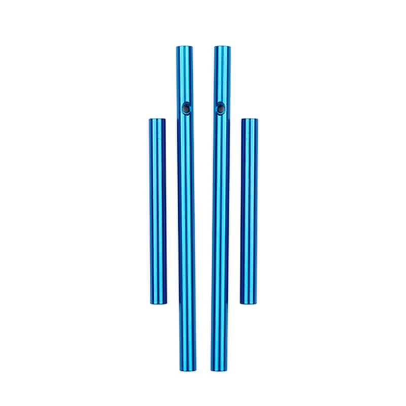 Team Associated Rc10 Nose And Wing Tubes, Blue