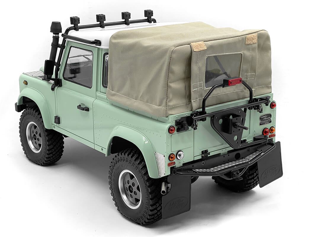 RC4WD STEEL TUBE BED CAGE W/ SOFT TOP FOR RC4WD GELANDE II 2015 LAND ROVER DEFENDER D90 (PICK-UP) (T