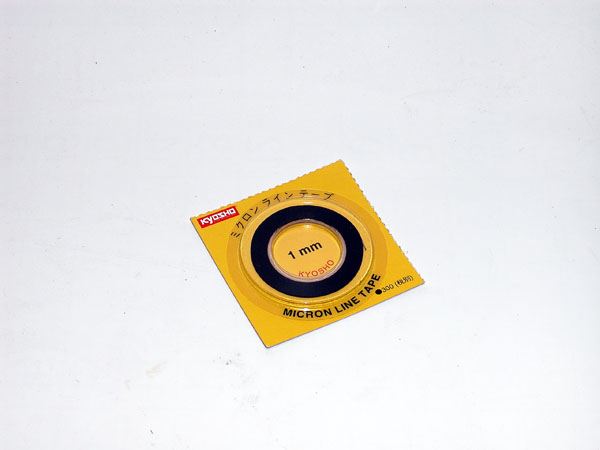 Kyosho Black Micron Tape 1Mm X 5M