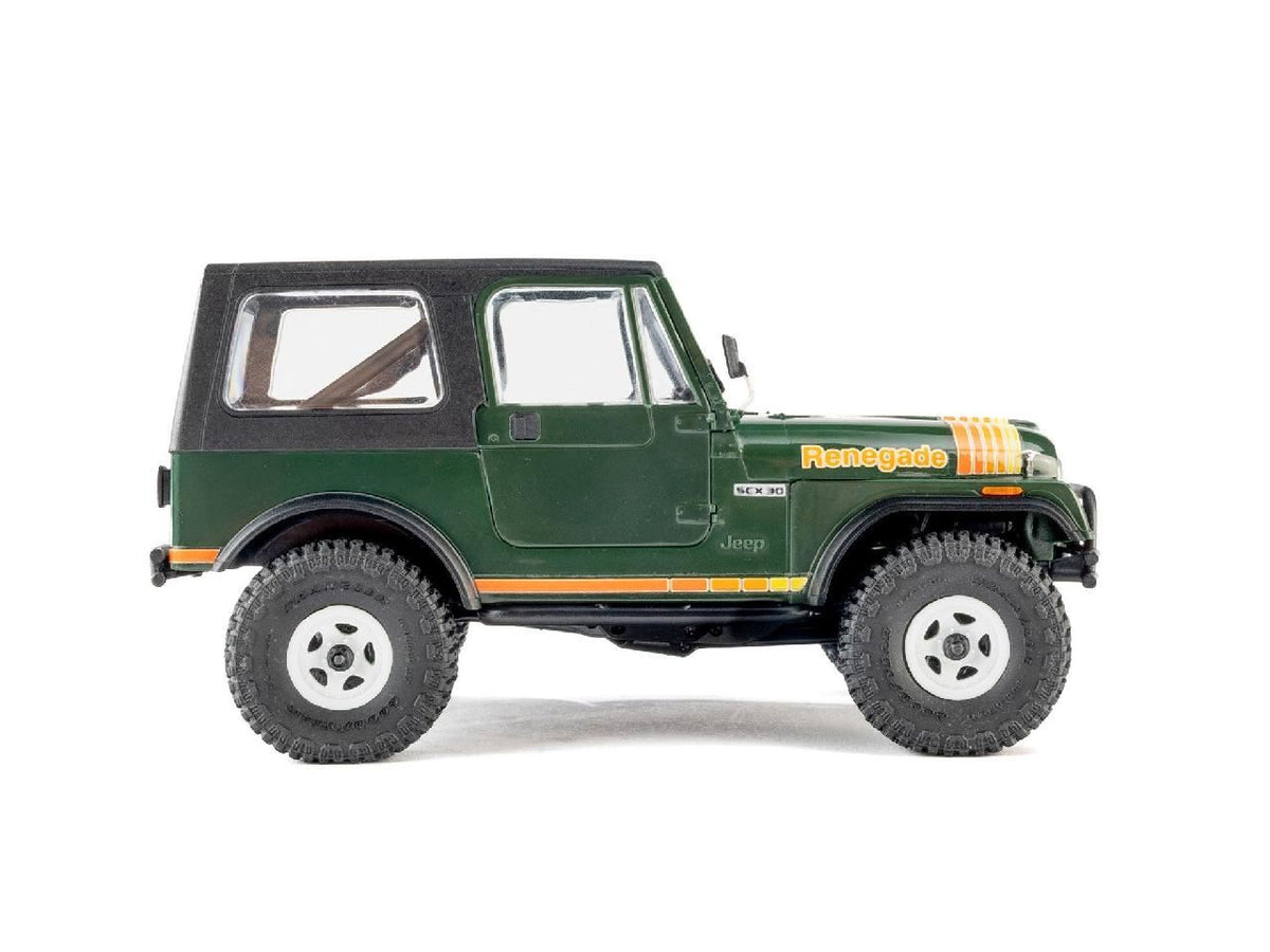 Axial 1/30 Scx30 Jeep Cj-7 Renegade 4X4 Rtr, Green