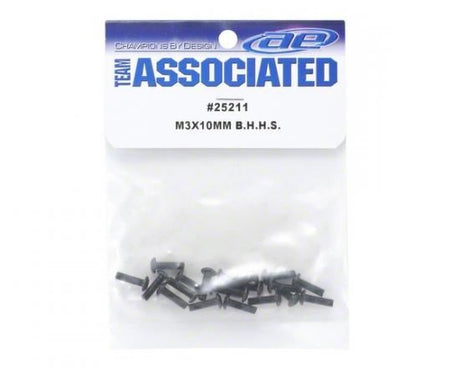 Team Associated M3 X 10 Button Head Hex Screw (10)