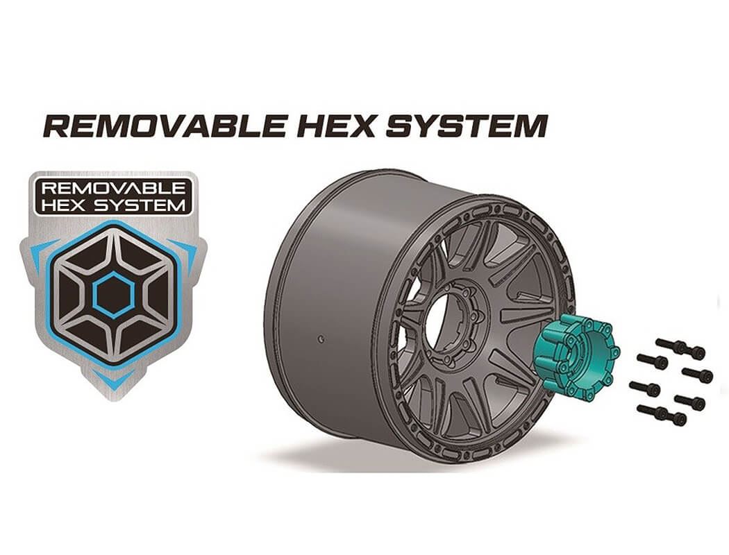 LOUISE RC MFT MT-MALLET 1/8 0 & 1/2 OFFSET HEX 17MM