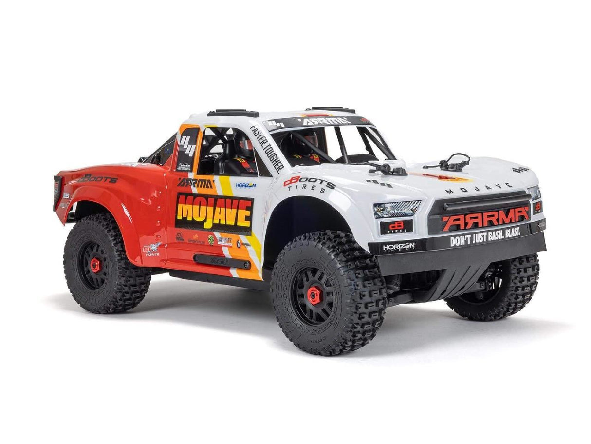 Arrma 1/8 MOJAVE 4X4 4S BLX Desert Truck RTR, White