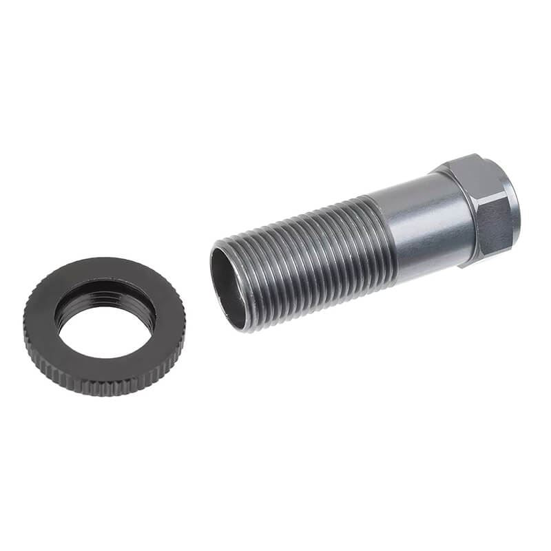 Corally Servo Saver Shaft With Nut Aluminum Titanium Black 1 S
