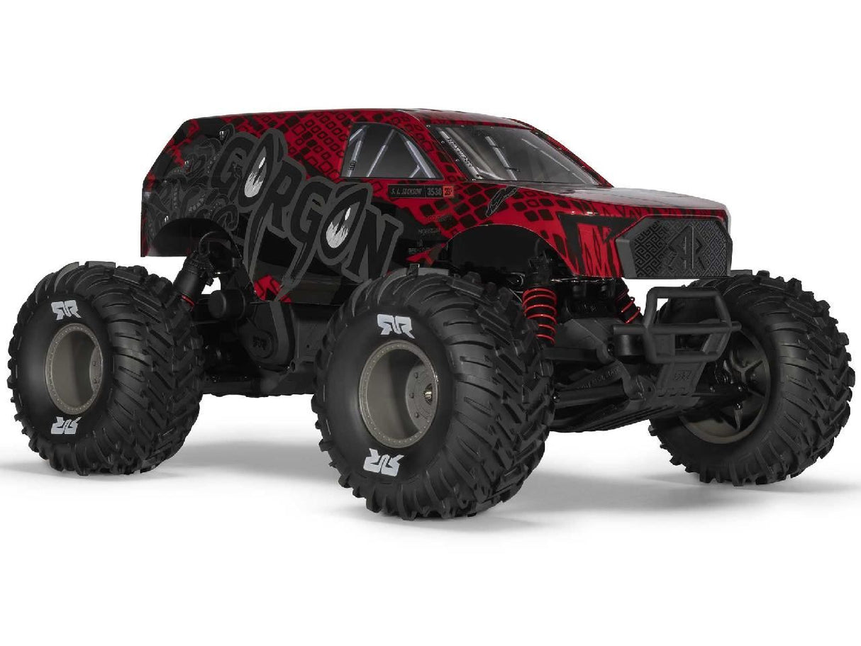 Arrma 1/10 Gorgon 223S 2Wd Rtr Monster Truck, Red/Black