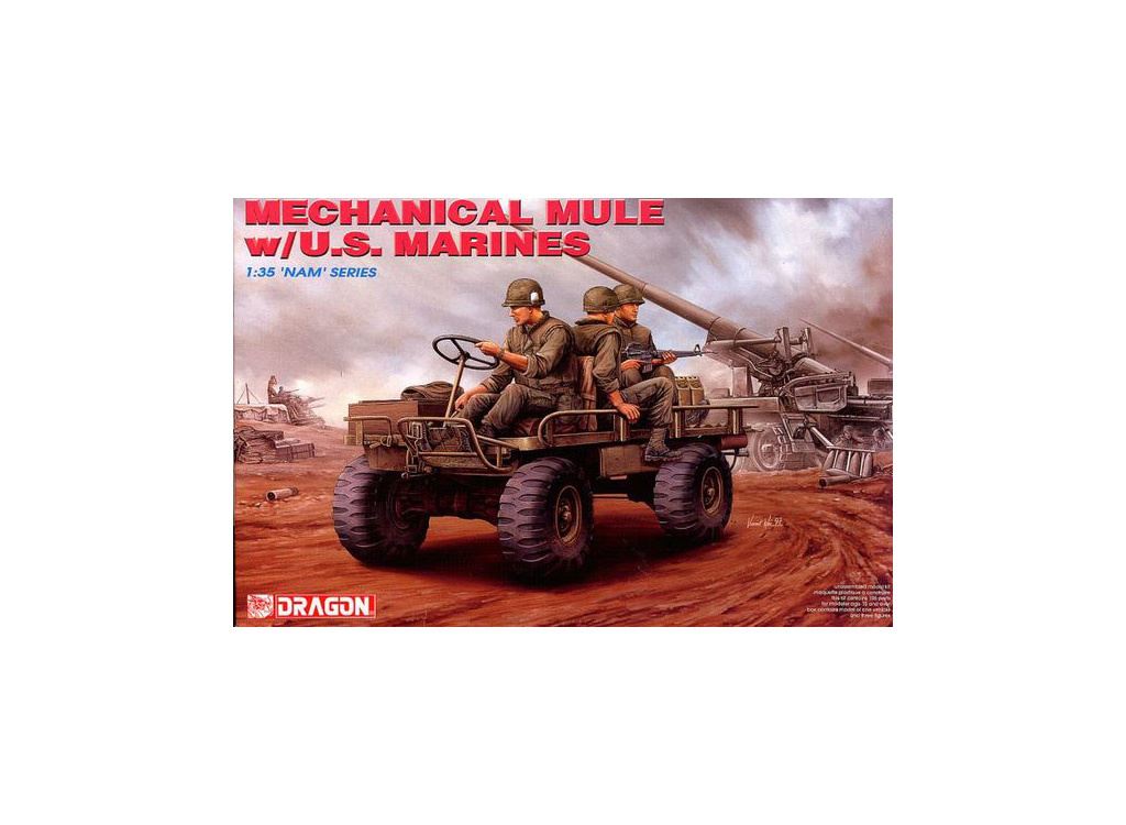 Dragon Mechanical Mule With U.S. Marines