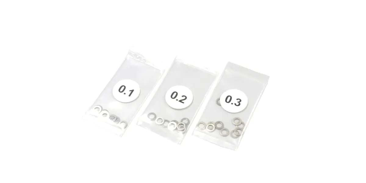 Shims 3.175Mm (0.1-0.2-0.3) (10 Each) For 540 Motor & Kingpin