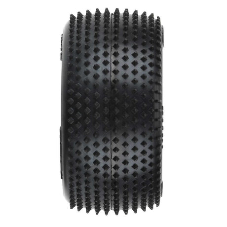 Proline 1/18 Prism Rear Carpet Mini-B Tires Mounted 8mm Yellow Wheel