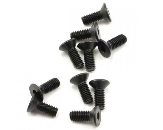 AXIAL Hex Flat Head M3X8mm Black (10)