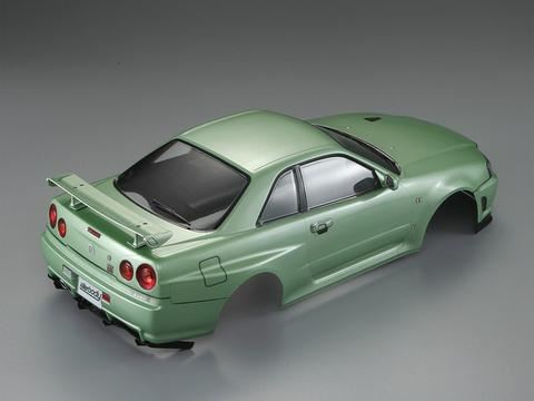 KILLERBODY NISSAN SKYLINE R34 195MM FINISHED BODY-GREEN
