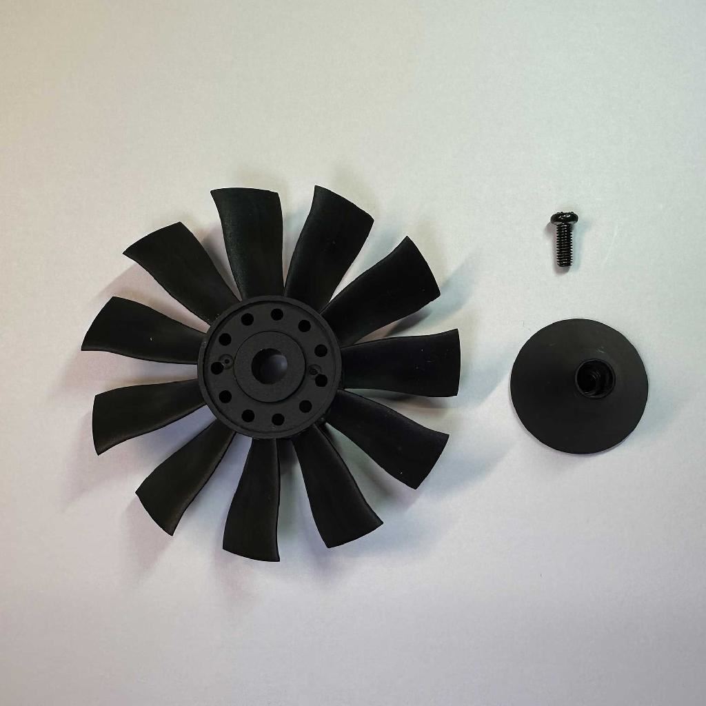 E Flite Ducted Fan Rotor With Hub: 64Mm 11 Blade Edf