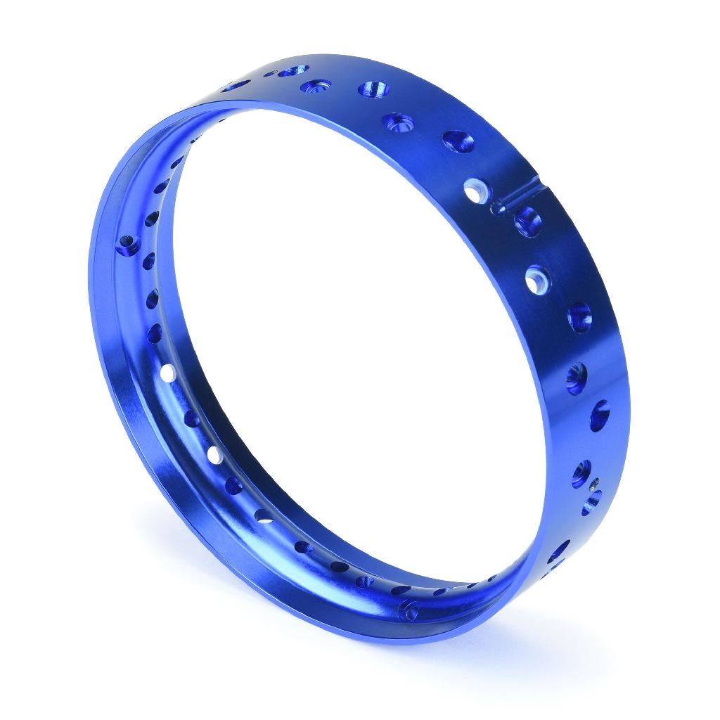 Pro 1/4 Pro-Spec Aluminum Rear Rim Blue: Promoto-Mx