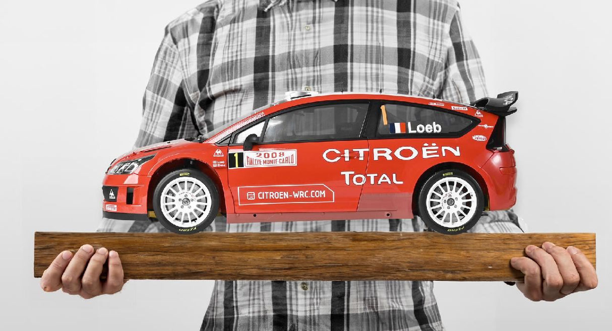Ixo (Parent) Citroën C4 Wrc 2008 Red 1/8 Scale Full Metal Kit