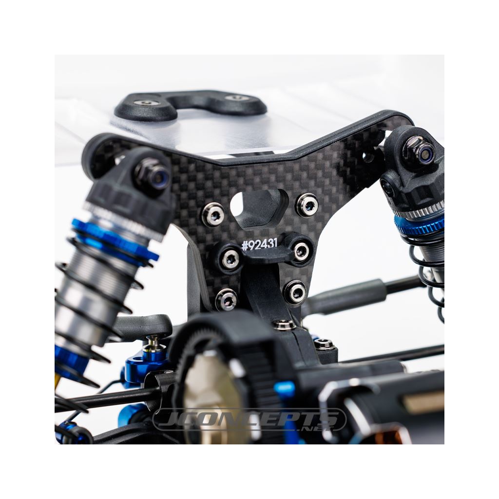 RC10B7/D Titanium Top Hat Screw Set Upper Black