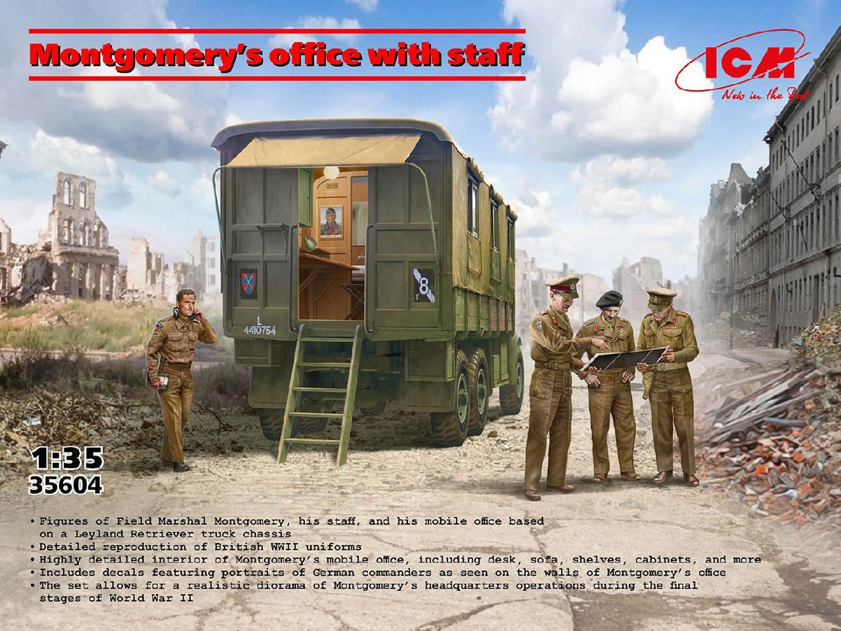 Icm Montgomery'S Mobile Office With Staff (4 Figures)