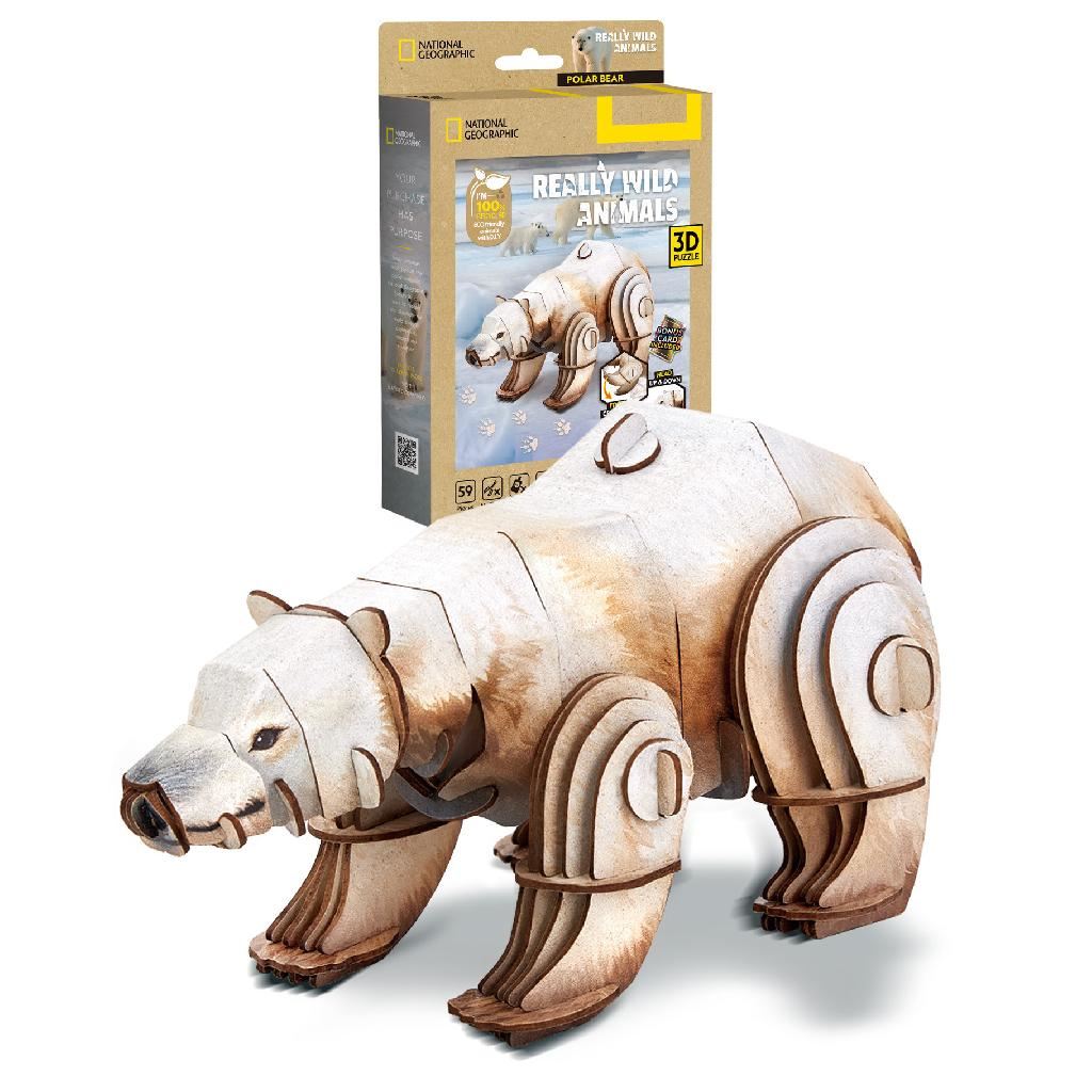Cubicfun Polar Bear (59 Pieces)