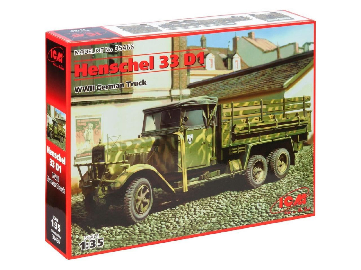Icm Henschel 33 D1, Wwii German Army Truck