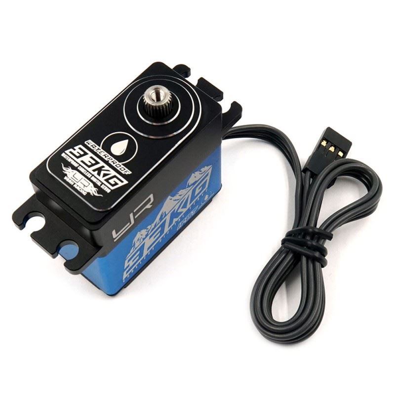 Yeah Racing Aluminium Case IP67 33KG Waterproof Coreless Servo For 1/10 Crawler Blue
