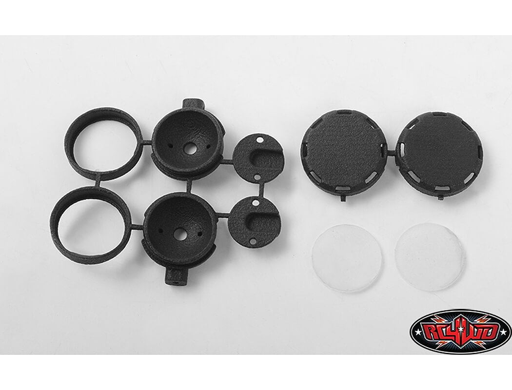 RC4WD COMMAND FRONT BUMPER W/BLACK LIGHTS & LIGHT KIT SET FOR TRAXXAS MERCEDES-BENZ G63 AMG 6X6