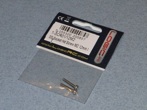 RACTIVE SS Socket Hd Screw M2 12mm Pk2