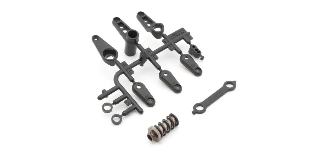 Servo Saver Set Kyosho Optima Mid - Gun Metal