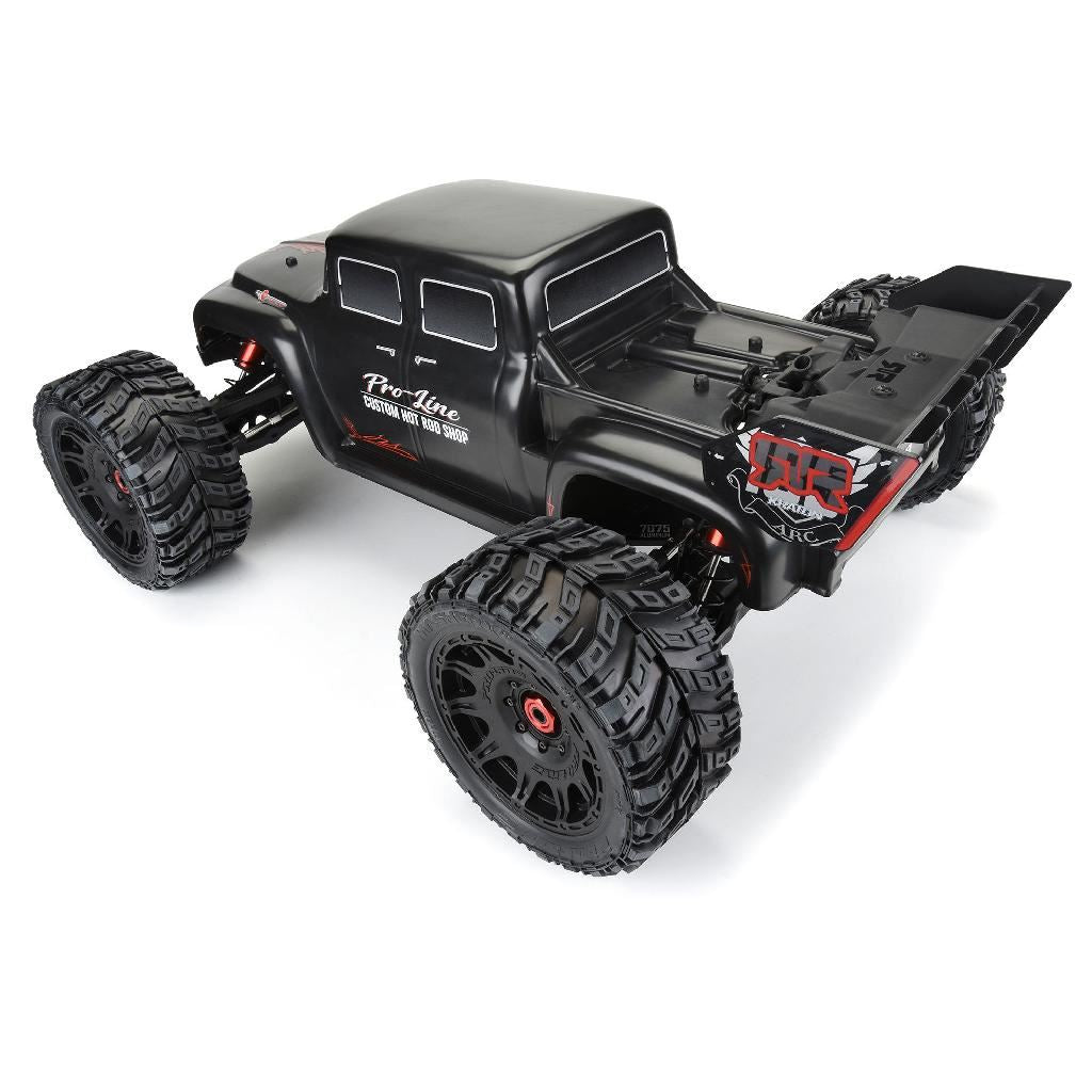 Pro 1/5 Pre-Cut Ford F-100 Bash Armor Black Body: Kraton 8S