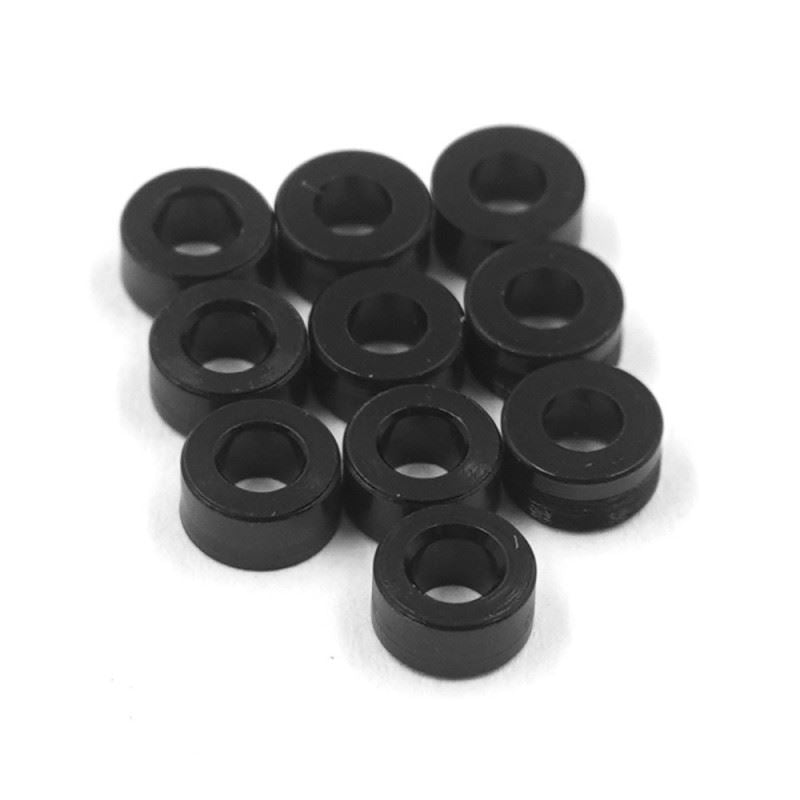 Yeah Racing Aluminium M2 X 4Mm Flat Washer 2.0Mm 10Pcs