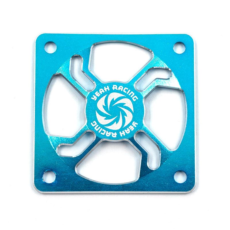 Yeah Racing Aluminum 40mm Fan Protector Blue