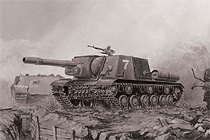 Zvesda 1/72 Self Propelled Gun Isu-152