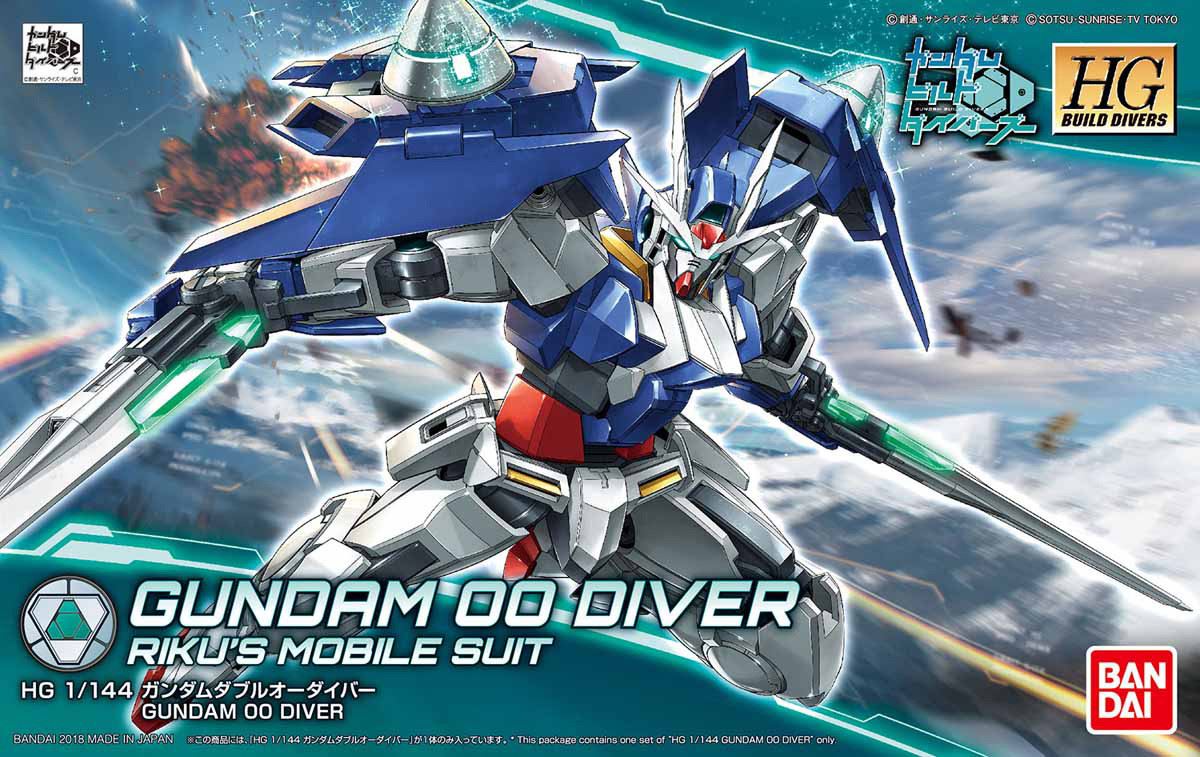 Bandai Hobby Mk67218 Hg 1/144 Gundam 00 Diver - Riku'S Mobile Suit