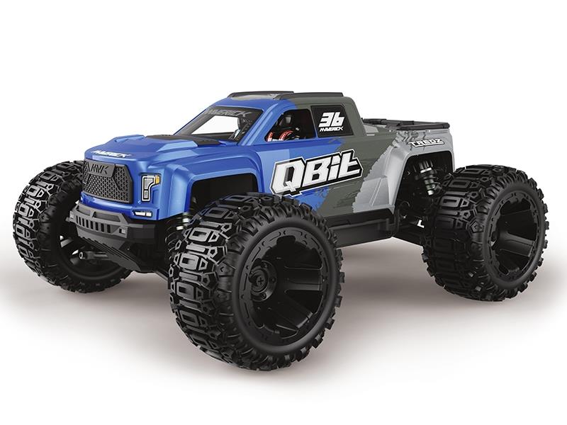 Maverick Qbit MT 1/16th Monster Truck - Blue