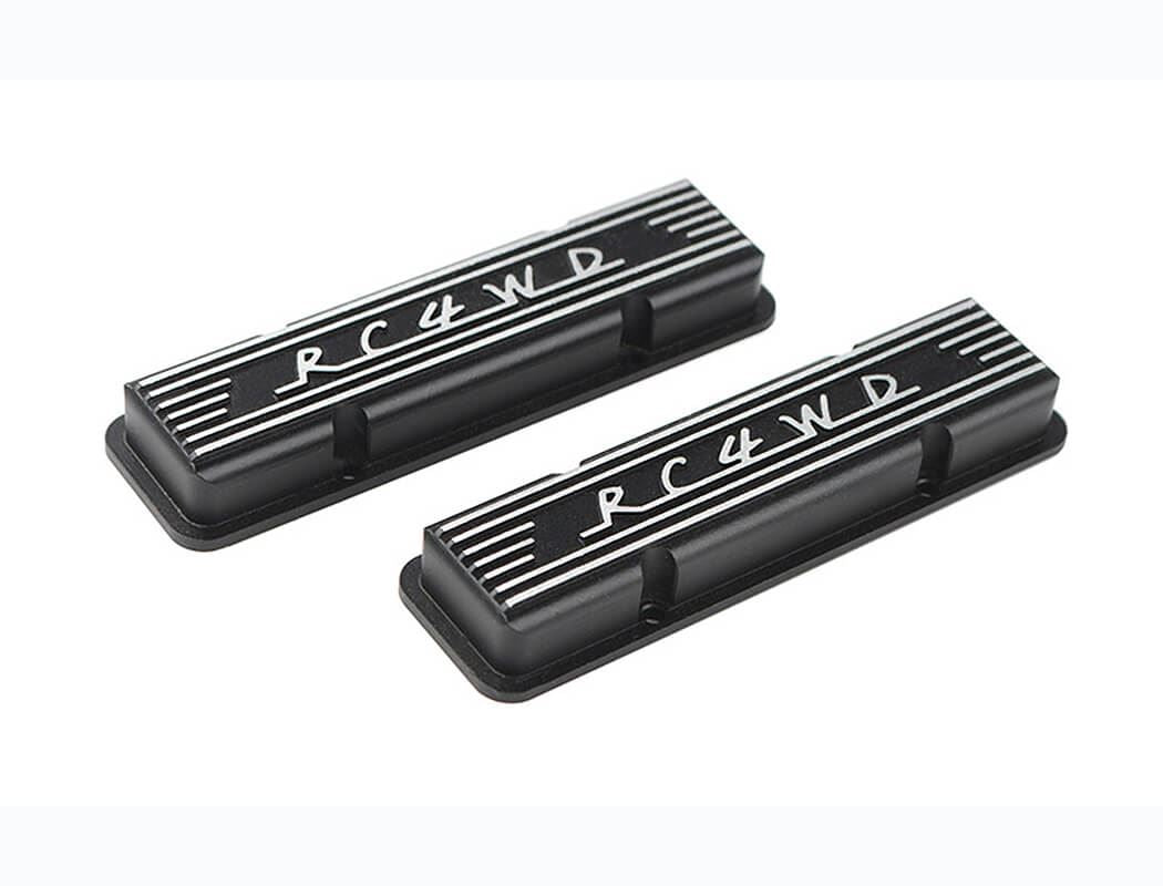 Rc4Wd Aluminium Valve Covers For Scale V8 Engine (Black)