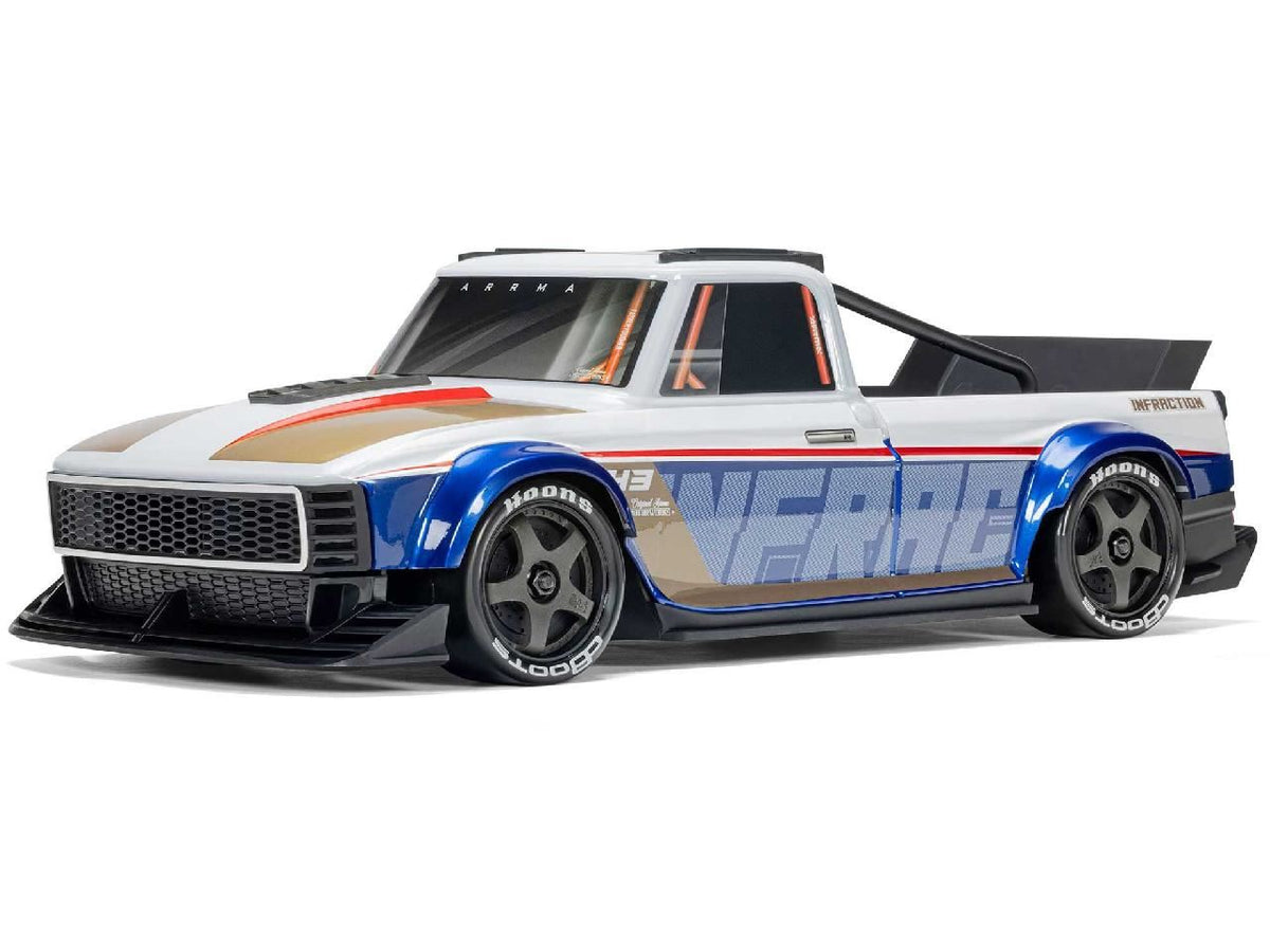 Arrma 1/12 Infraction Grom 3S Blx 4X4 Rtr, Blue/Red