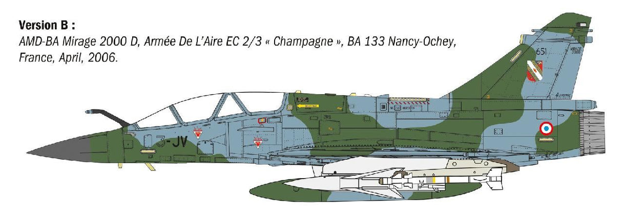 Italeri Mirage 2000 D