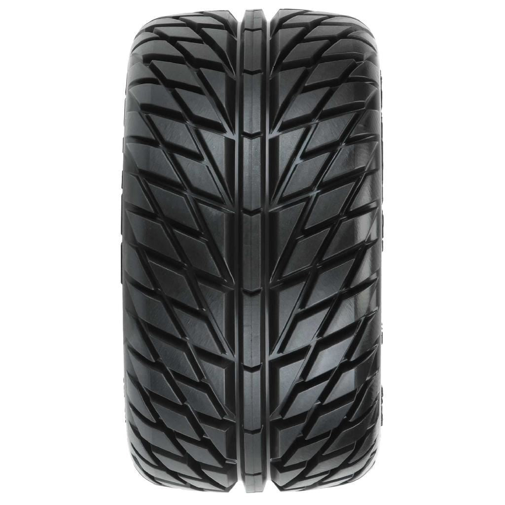 Proline 1/10 Street Fighter Lp Fr/Rr 2.8In Mt Tires Mounted 12mm Blk