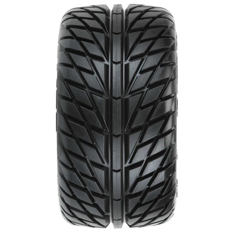 Proline 1/10 Street Fighter Lp Fr/Rr 2.8In Mt Tires Mounted 12mm Blk