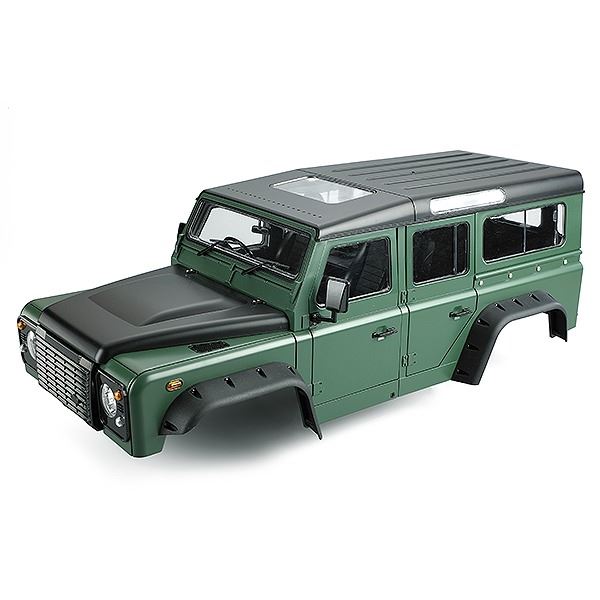 FASTRAX 1/10 RANGER XL HARD BODY & INTERIOR SET 313mm - GREEN