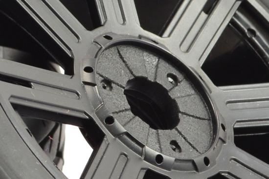 FASTRAX 1:8 PADDLE MOUNTED ON 8-SPOKE BLACK (PR)