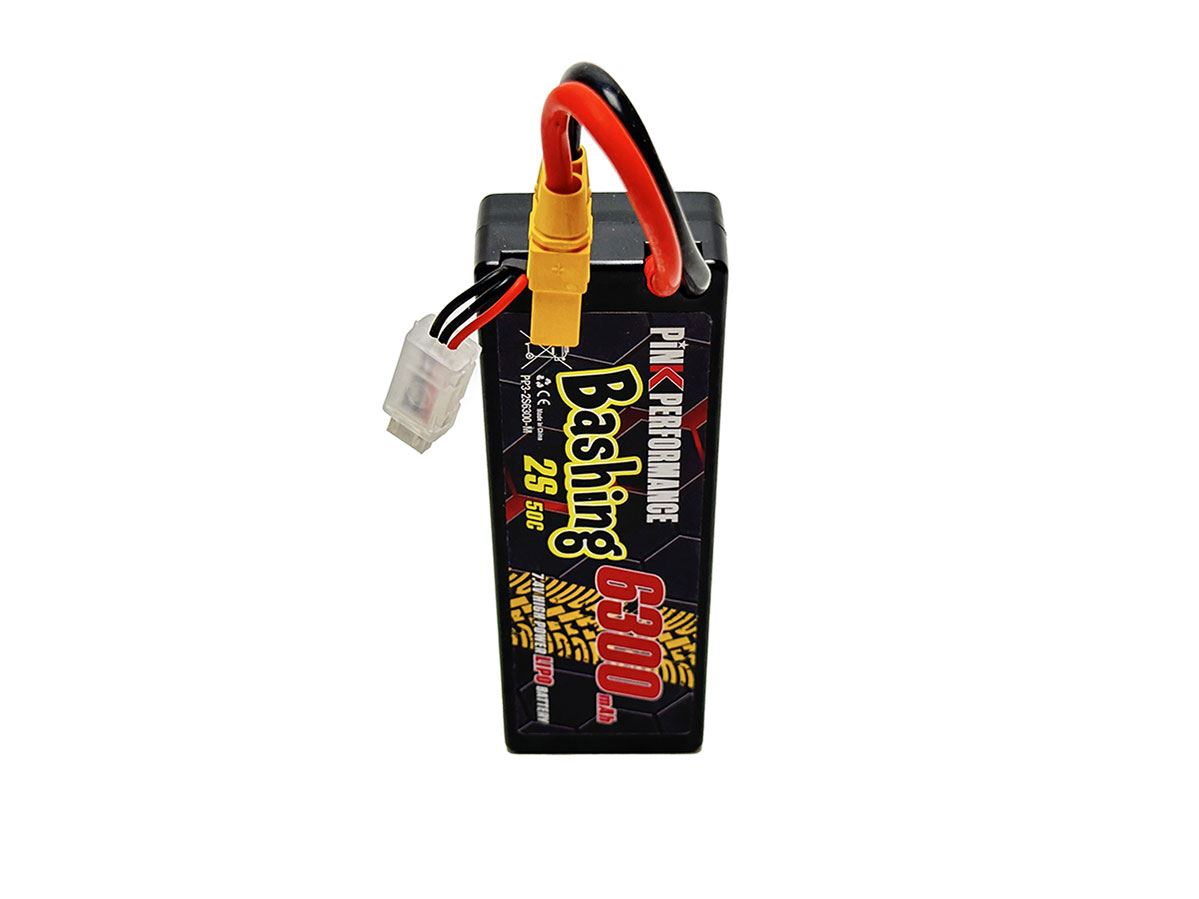 Pink Bashing Lipo 2S 7.4V-6300-50C (Multi) 139X47X25Mm 325G