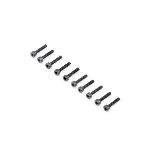 TLR Cap Head Screws, M2x10mm (10)