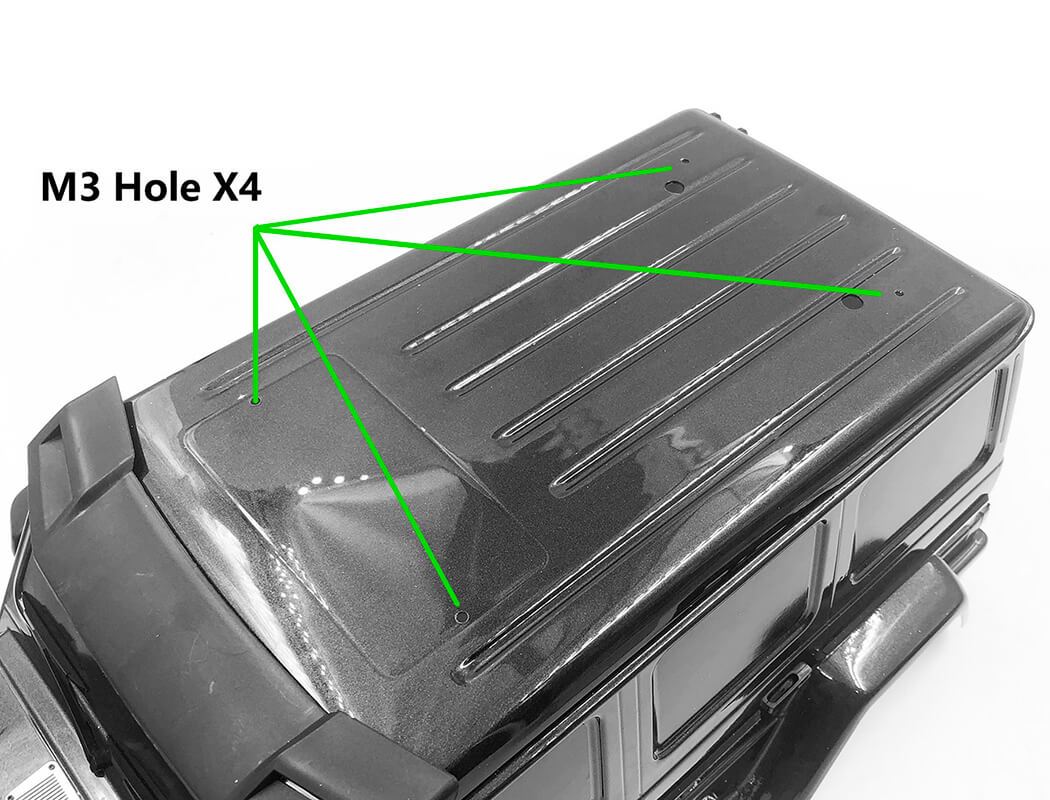 RC4WD ADVENTURE ROOF RACK FOR TRAXXAS TRX-4 MERCEDES-BENZ G-500